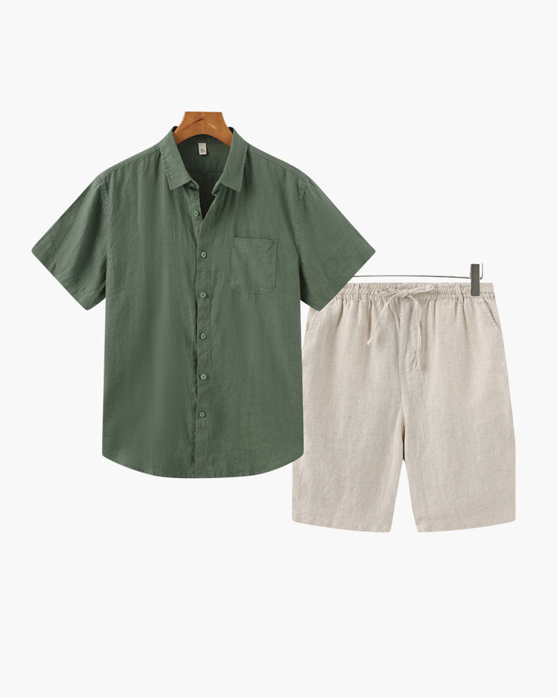 Valmont Leinen-Set (Shorts)