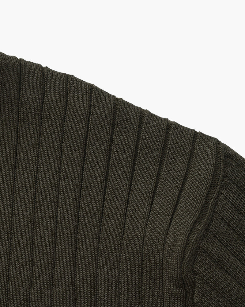 Premium Geripptes Polohemd