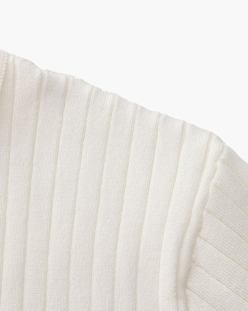 Premium Geripptes Polohemd