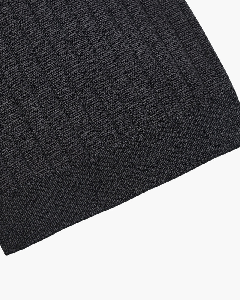 Premium Geripptes Polohemd
