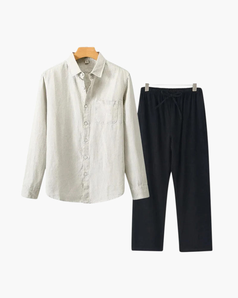 Valmont Leinen-Set (Langarm)