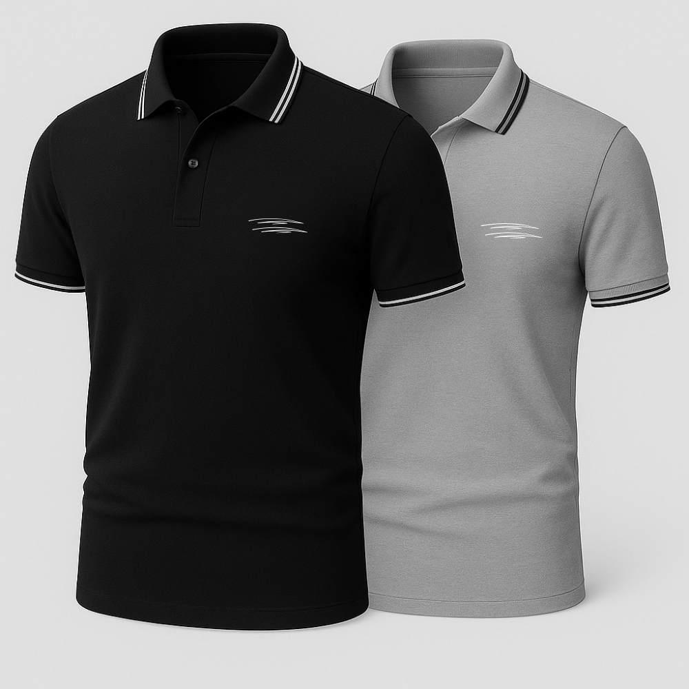[KAUF 1, ERHALTE 2] Polohemd-Set – Profi-Linie (2er-Pack)