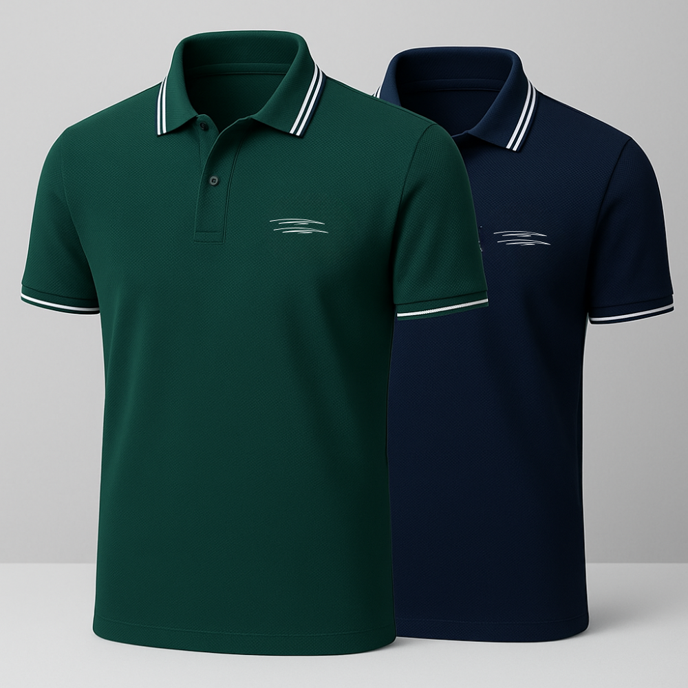 [KAUF 1, ERHALTE 2] Polohemd-Set – Profi-Linie (2er-Pack)