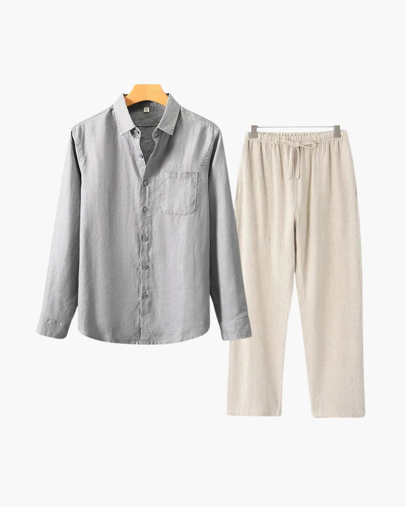 Valmont Leinen-Set (Langarm)
